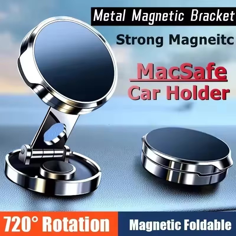 Round Folding Magnetic Car Hol - Phone Accessories Holder Car recension och pris